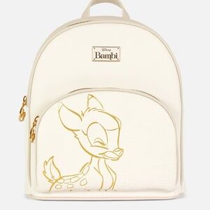 Disney’s Bambi Gold-Toned Embellished Backpack